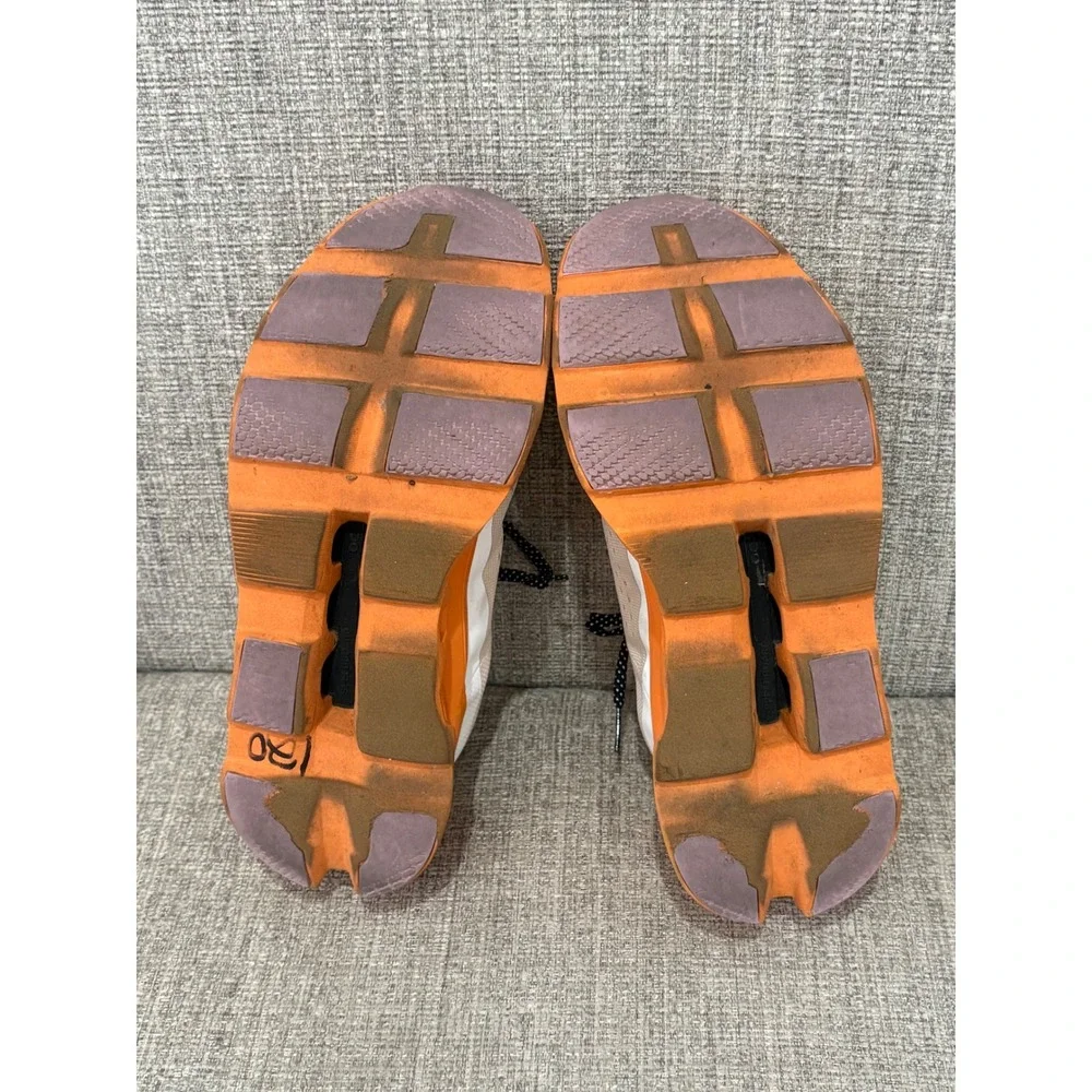 On Cloudmonster Womens Running Shoes Orange Cream Lavender Sneaker 11